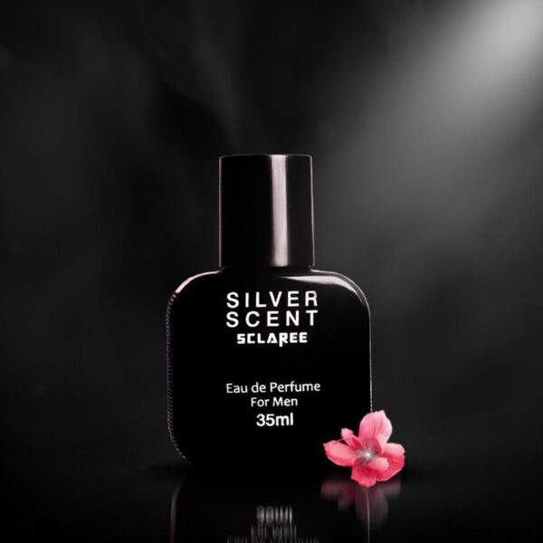 عطر جیبی مردانه اسکلاره مدل  Silver scent حجم 35 میلی لیتر مجموعه دو عددی