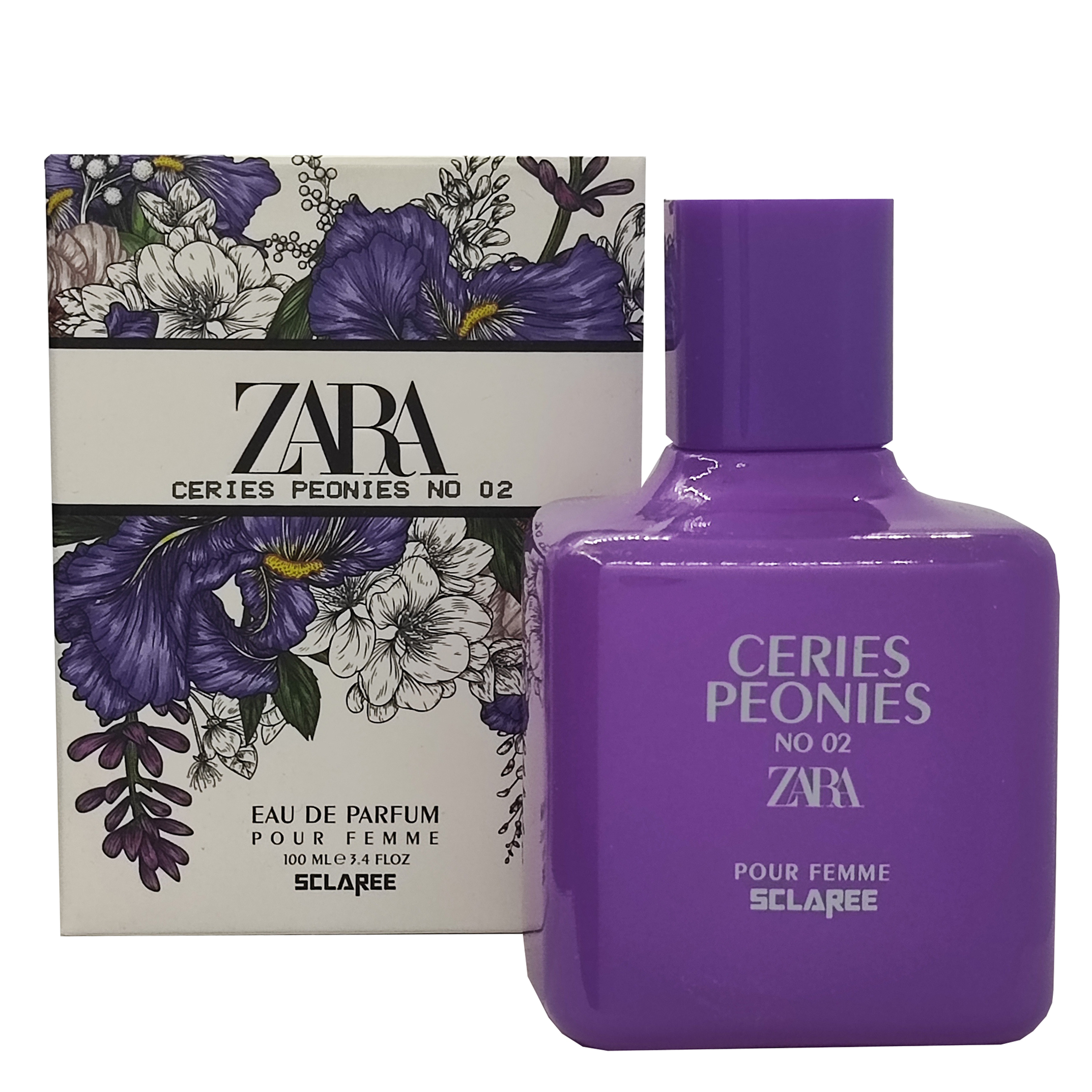 ادوپرفیوم زنانه اسکلاره مدل Ceries Peonies zara با رایحه شیرین حجم 100 میلیلیتر ادوپرفیوم زنانه اسکلاره مدل Ceries Peonies zara با رایحه شیرین حجم 100 میلیلیتر